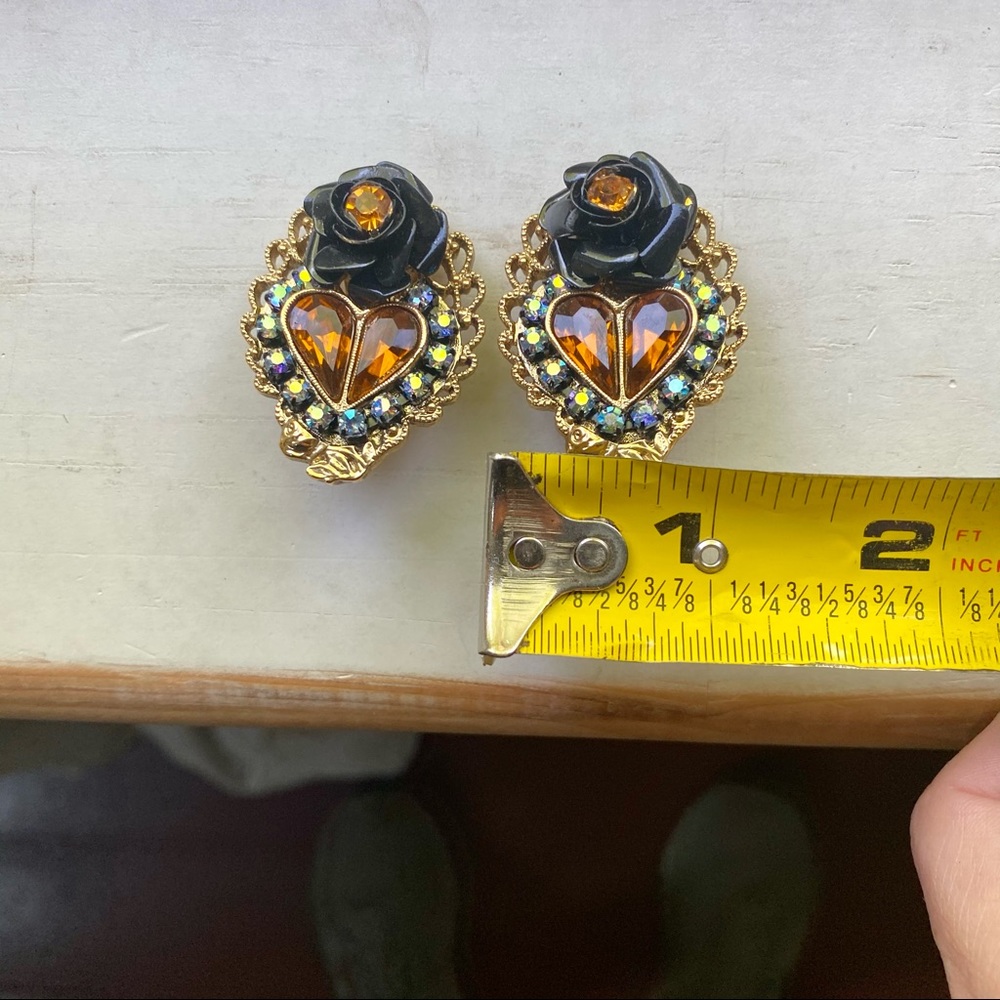 Clip On Statement Earrings - image 8